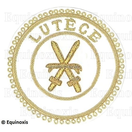 Badge / Macaron GLNF – Grande tenue provinciale – Grand Porte-Glaive – Lutèce – Brodé main